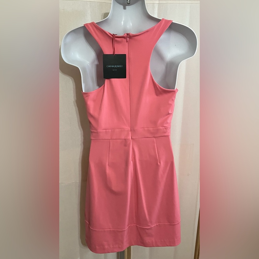 Cynthia Rowley Dress in Peach/ Pink size Large Sleeveless - Picture 2 of 8